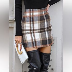 Plaid skirt